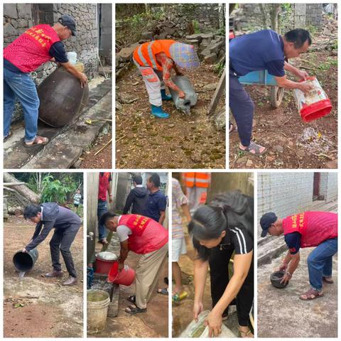 友爱村委会开展环境卫生整治行动，助力爱国卫生运动