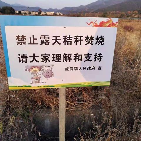 保护美丽乡村 禁止露天焚烧秸杆