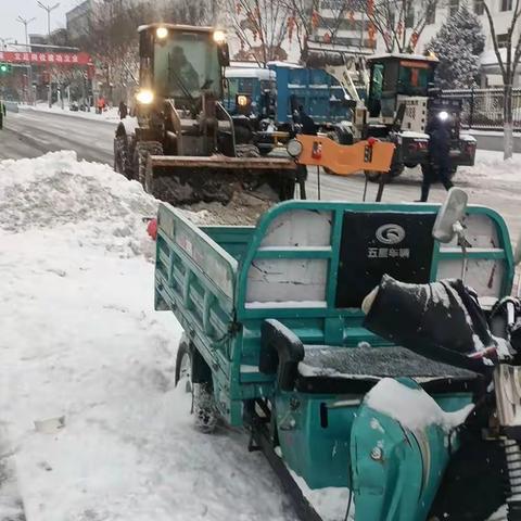 深化清雪行动，喜迎元宵佳节