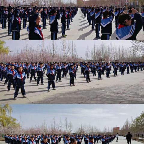 “特色大课间，活力满校园”——四十九团学校四年级组“特色大课间”展示活动