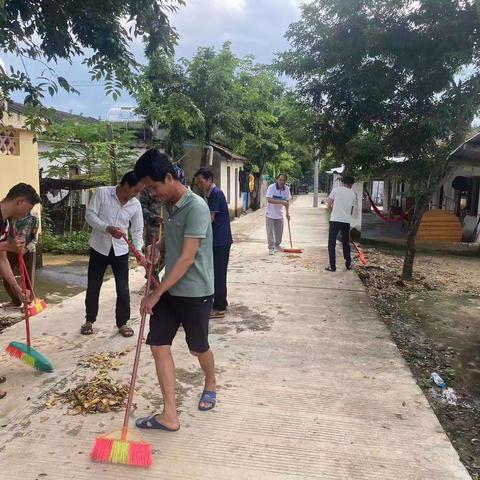 江边乡土眉村持续开展环境卫生整治工作