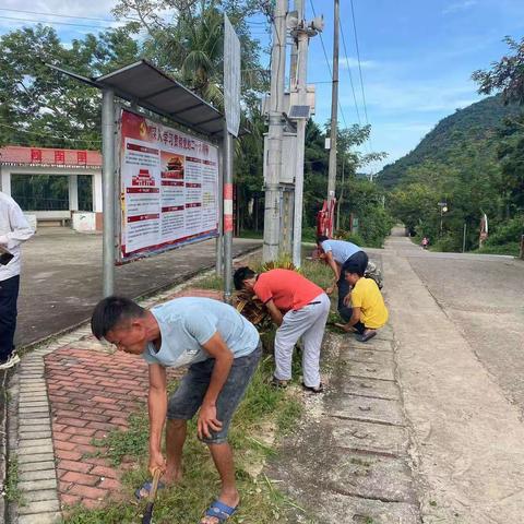 江边乡土眉村持续开展环境卫生整治工作