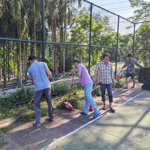 江边乡土眉村持续开展环境卫生整治工作