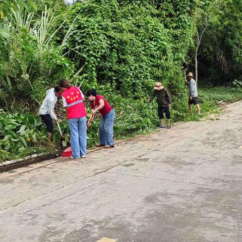 江边乡土眉村持续开展环境卫生整治工作
