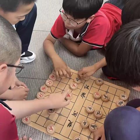 “棋”逢对手——博杰小学至诚中队益智课间活动