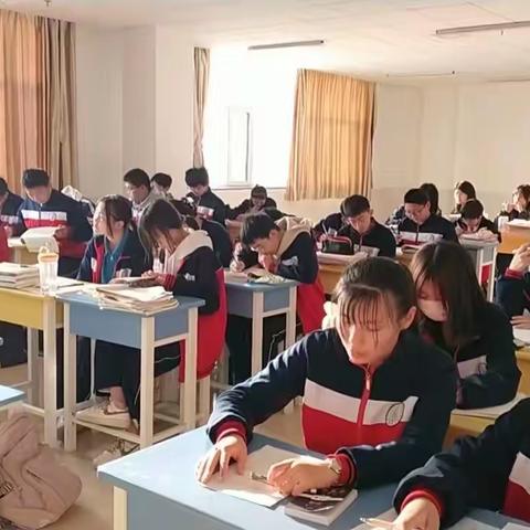 寒亭区第六中学周四日常学习活动