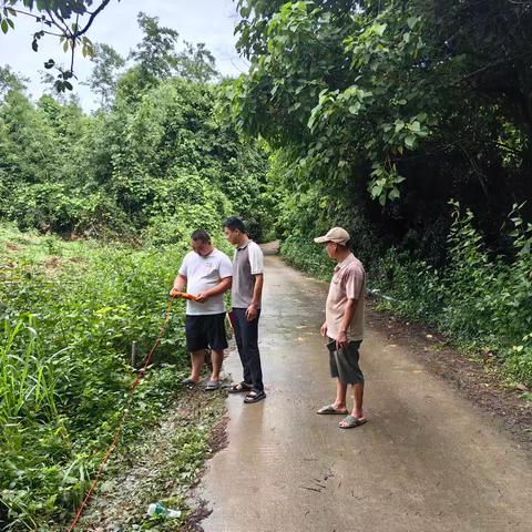 三亚南滨产业发展有限公司经营管理部联合区队到金鸡区农田灌溉设施建设工程项目勘查施工场地