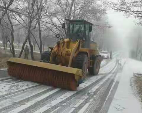 咸阳市农村公路开展除雪融冰保畅应急工作