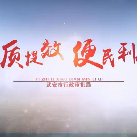 武安审批工作周刊（2023年第42期）