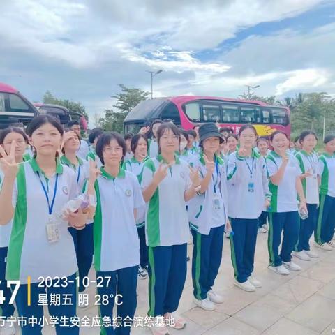 应急演练，安全同行——琼海市嘉积第二中学参加中小学生安全应急综合演练