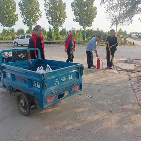 杨董村网格员《秋收农忙防火勿忘》