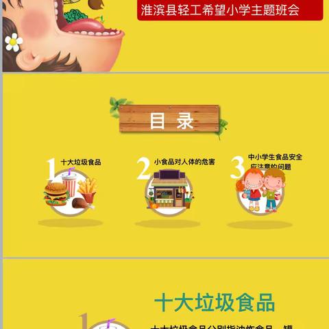 共筑食品安全 守护健康未来——淮滨县张里乡中心学校食品安全主题班会