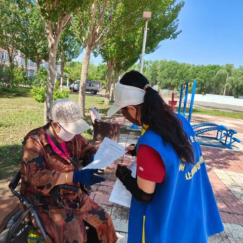 银浪街道物探社区开展反邪教宣传活动