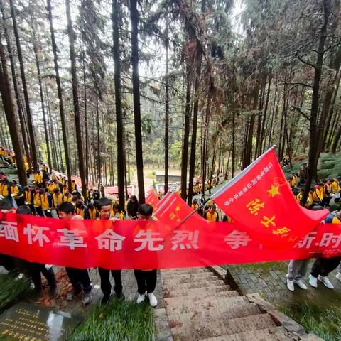 缅怀革命先烈，传承红色基因———井冈山市龙市小学清明祭扫活动