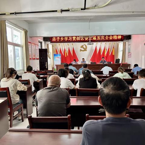 店子乡：深入学习贯彻区委三届五次全会精神