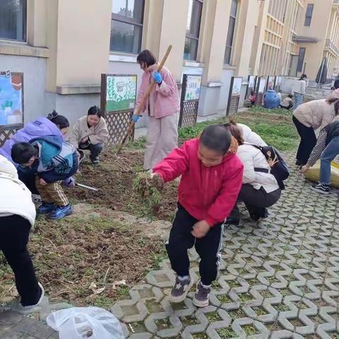 大四班种植地——遇见春天 播种希望