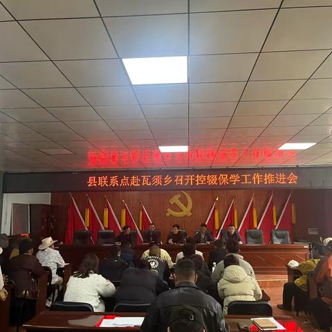 县级联系领导、县人民政府副县长王朝伟深入瓦须乡督导近期重点工作