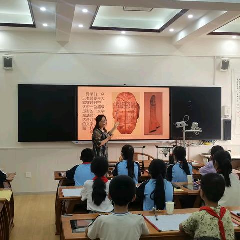 翰墨润童心 美育传薪火 ——扶风小学“书法家进校园”活动纪实