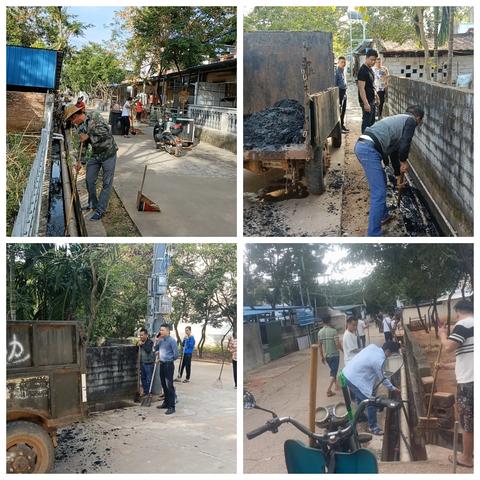 大田镇开展迎接省第三方评估迎接工作前人居环境行动