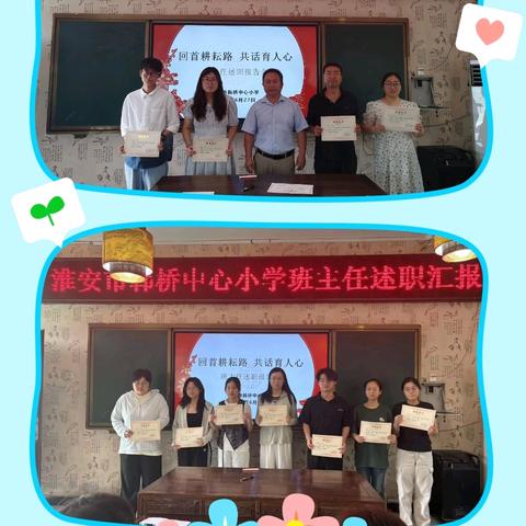 回首耕耘路 共话育人心 ——淮安市韩桥中心小学班主任述职汇报