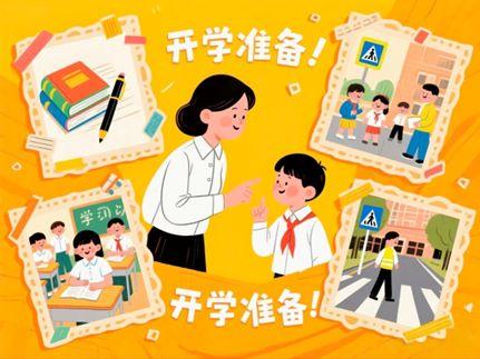 共同护航新学期助学生安全启航