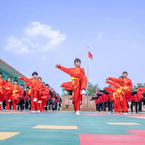 太极拳课后服务学习汇报总结---藁城区常安镇南周卦小学