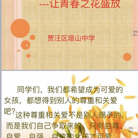 【塔山中学.女童保护】关爱女童，护苗成长        ——塔山中学顺利开展女童保护宣传讲座