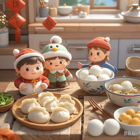 “冬至，如约而至”—清平镇中心幼儿园李祥分园冬至主题活动