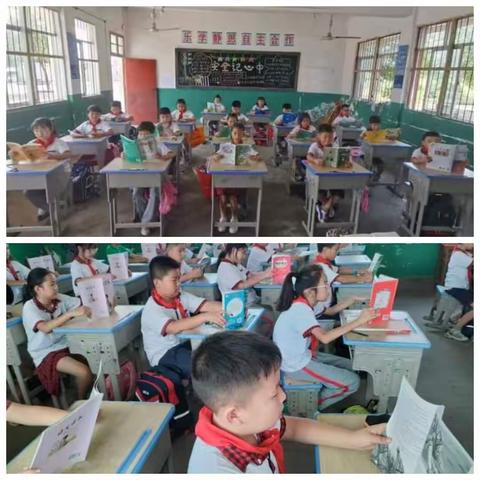 与书同行点亮童年——XXX学校学生读书活动展示