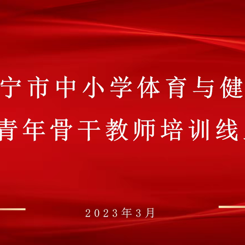 专家引导促提升 凝心聚力开新篇丨济宁市中小学体育与健康“135”青年骨干教师培训线上研讨会顺利召开