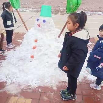 张庄幼儿园123工程阳光体育活动系列之冬日嬉雪