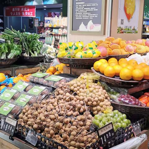 平湖馨苑生鲜巡店重点回复