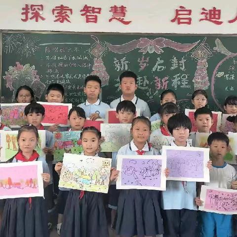 “彩绘童年  美育未来”——三陵中心校陈三陵小学之流动少年宫美术助学活动