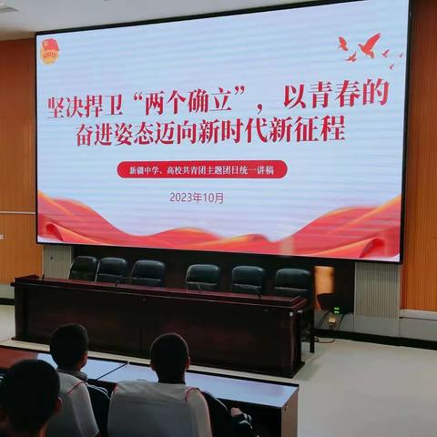 坚决捍卫“两个确立”，以青春的奋进姿态迈向新时代新征程