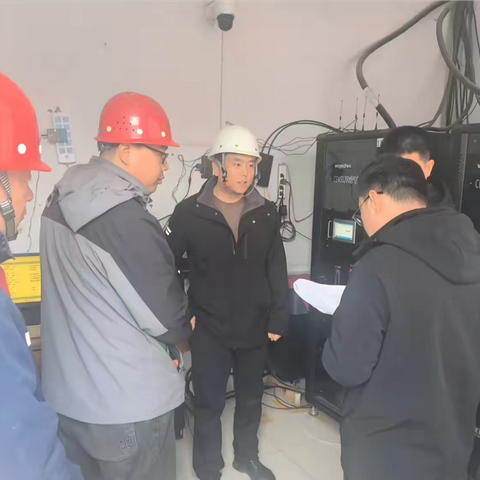 武安市生态环境分局在企业监控巡查