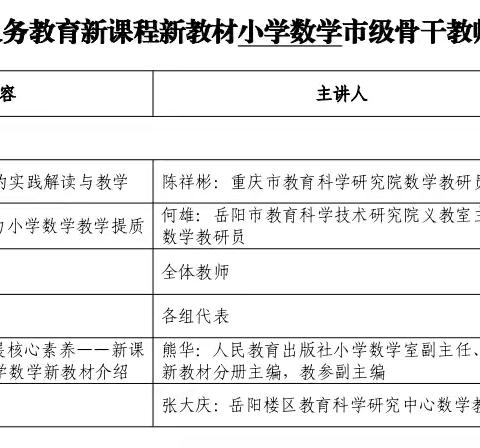 教师培训 ︳向上生长，向下扎根 记岳阳经开区2024年义务教育新课程新教材教师培训