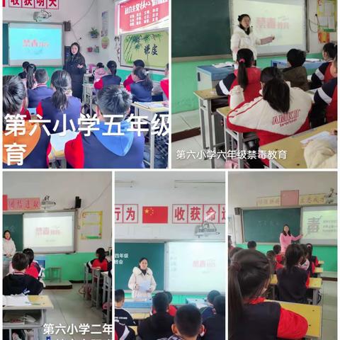 第六小学开展禁毒和网络安全专题教育