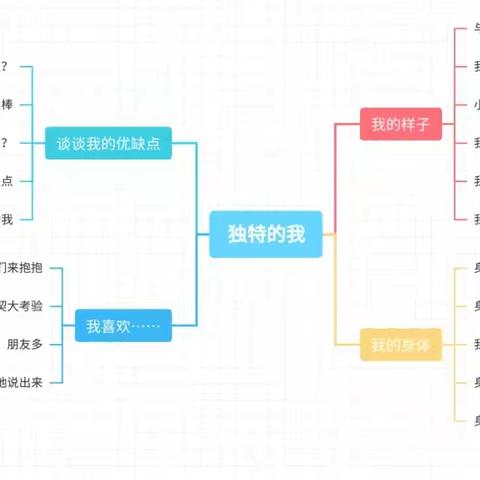 【课程故事】独特的我——中（1）班课程故事分享