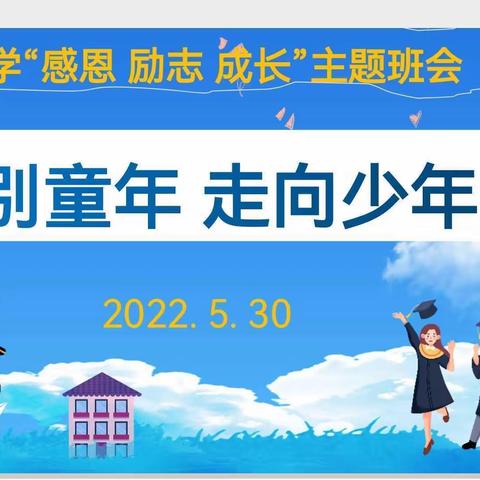 告别童年     走向少年——西西小学六三班“感恩   励志   成长”主题班会