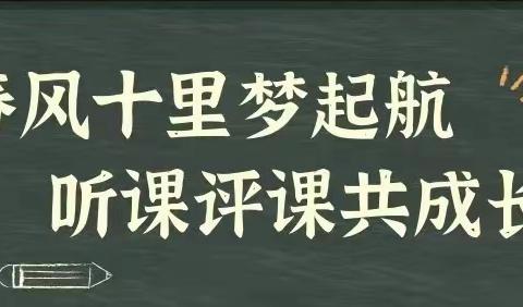 春风十里梦起航，听课评课共成长——第九小学校听、评课活动