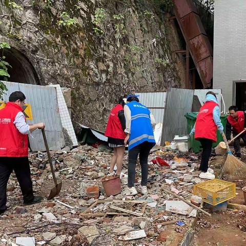 【左家塘街道长钢社区】守护蓝天  爱护家园环境