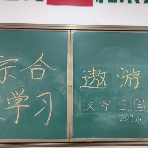 遨游汉字王国 感受汉字之美——盼盼中心小学五年级209班综合实践活动