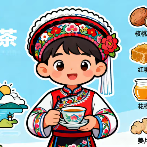 非遗文化走进校园 ——雏凤幼儿园大一班《大理白族三道茶》