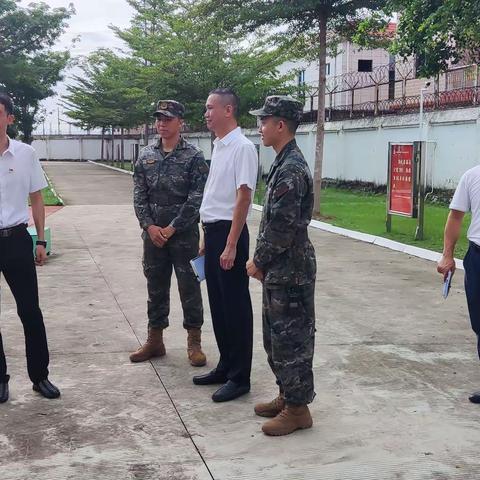 曹一鸣副市长带队到驻市武警某部进行走访调研