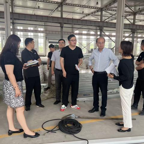 杜崇壮副主任带队督查先进制造业中心一、二期园区