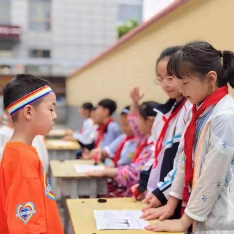 加入少先队  时刻准备着！——扶风小学一年级入队考查