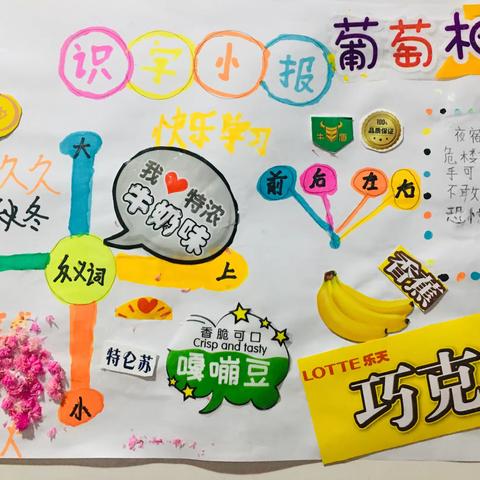 识字｜识字趣味作品展览【大庄镇  大庄小学二年级三班】