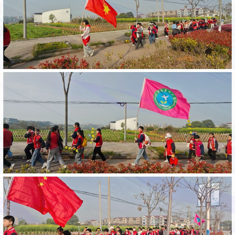 蕲州实验小学四小校区——“缅怀革命先烈，继承先烈遗志，争做新时代好少年"清明节扫墓活动。
