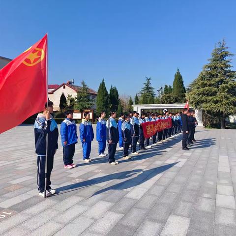 缅怀革命先烈,赓续红色血脉——利辛县城关学区城南中学清明节祭扫烈士陵园主题活动