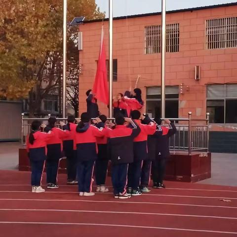 2024年新方小学“阳光心理，健康人生”主题升旗仪式。